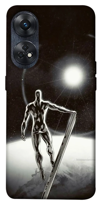 Чохол на Oppo Reno 8T 4G Срібний серфер фото 1 з 1