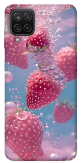Чохол на Samsung Galaxy A12 Полуниця в воді фото 1 з 1