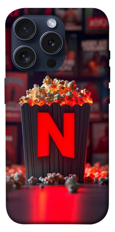 Чохол на Apple iPhone 15 Pro (6.1") Netflix and popcorn фото 1 з 1