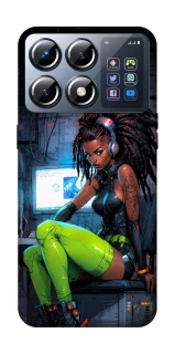 Чохол на Xiaomi POCO X8 Pro Cyber girl фото 1 з 1