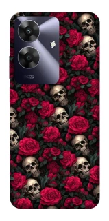 Чехол на Realme Note 60 Черепа и розы фото 1 из 1