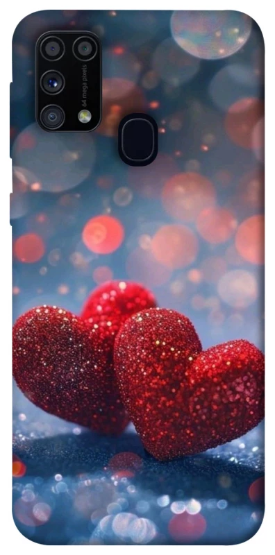 Чохол на Samsung Galaxy M31 Red hearts фото 1 з 1