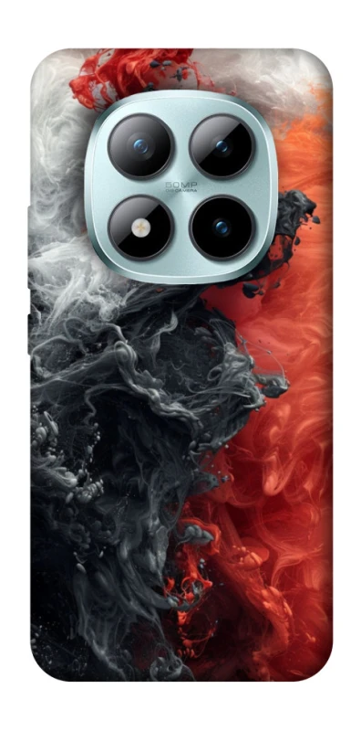 Чехол на Xiaomi Redmi Note 15 Pro+ 5G Black and Red фото 1 из 1