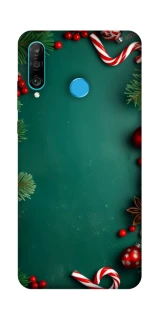 Чехол на Huawei P30 lite Новогодний v35 фото 1 из 1