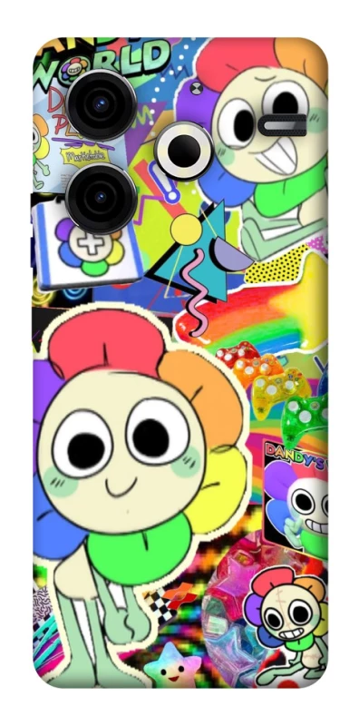 Чохол на TECNO Pova 6 Neo (LI6) Dandy world collage фото 1 з 1