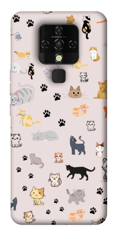 Чохол на TECNO Camon 16 SE Cat style ver.1 фото 1 з 1