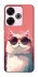 Чехол на Xiaomi Poco M6 4G Сat with glasses фото 1 из 1