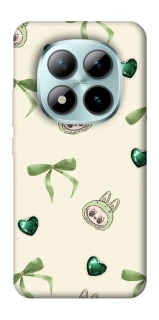 Чехол на Xiaomi Redmi Note 15 Pro+ 5G Labubu Green Heart фото 1 из 1