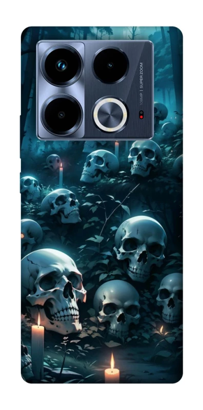 Чохол на Infinix Note 40 4G Skulls v3 фото 1 з 1