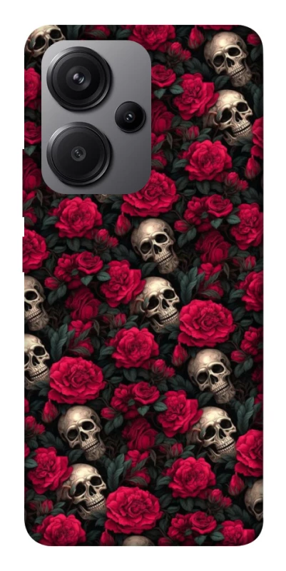 Чохол на Xiaomi Redmi Note 13 Pro+ Черепа та рози фото 1 з 1