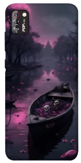 Чехол на TECNO POP 4 Pro Boat and flamingo фото 1 из 1