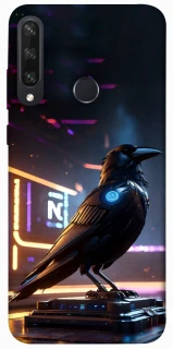 Чехол на Huawei Y6p Cyber Raven фото 1 из 1