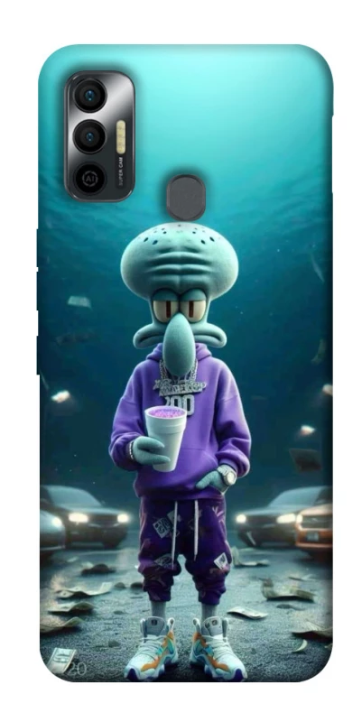 Чохол на TECNO Spark 7 Сквідвард фото 1 з 1