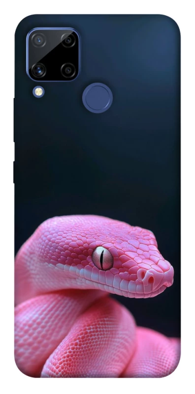 Чехол на Realme C15 Розовая Змея фото 1 из 1