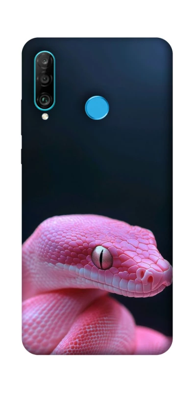 Чохол на Huawei P30 lite Рожева змія фото 1 з 1
