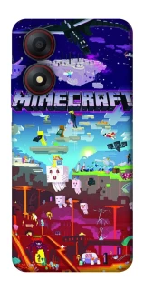 Чехол на ZTE Blade A34 4G Minecraft world фото 1 из 1