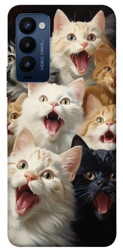 Чохол на TECNO Camon 18 Коти фото 1 з 1