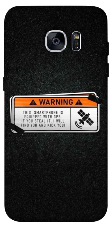 Чохол на Samsung G935F Galaxy S7 Edge Warning фото 1 з 1