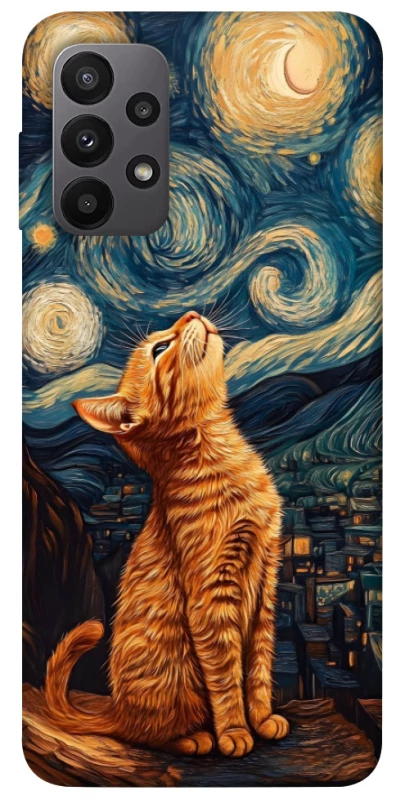 Чохол на Samsung Galaxy A23 4G van gogh cat фото 1 з 1