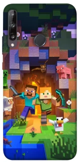 Чехол на Huawei P40 Lite E Minecraft game фото 1 из 1