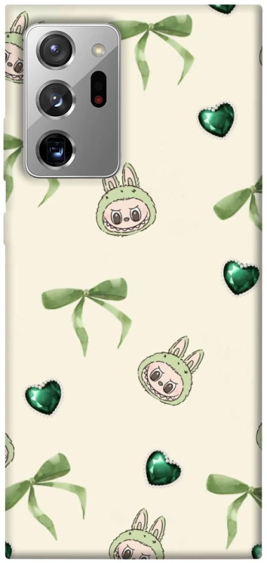 Чохол на Samsung Galaxy Note 20 Ultra Labubu Green Heart фото 1 з 1