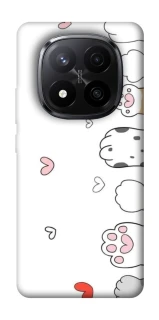 Чехол на Xiaomi Redmi Note 14 Pro+ 5G Paws фото 1 из 1