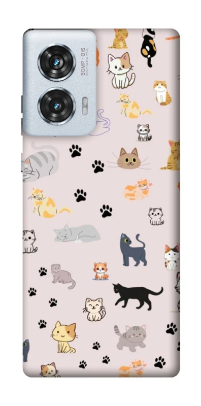 Чохол на Motorola Edge 50 Fusion Cat style ver.1 фото 1 з 1