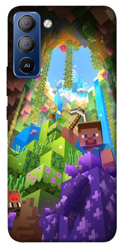 Чехол на TECNO Pop 5 LTE Minecraft forever фото 1 из 1