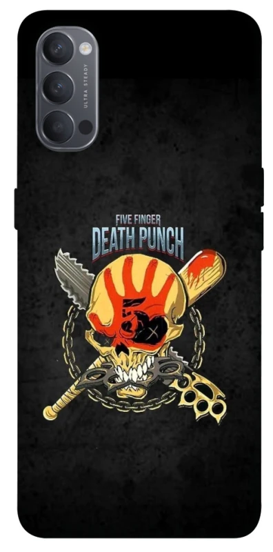 Чохол на Oppo Reno 4 Five finger death punch ver.2 фото 1 з 1