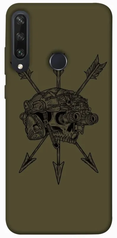 Чехол на Huawei Y6p Mil skull фото 1 из 1