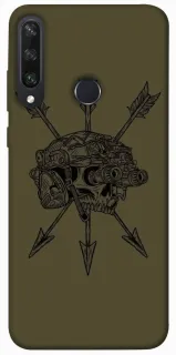 Чохол на Huawei Y6p Mil skull фото 1 з 1
