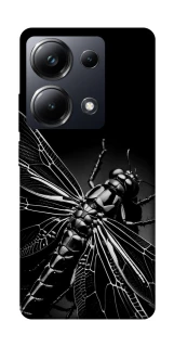 Чехол на Xiaomi Poco M6 Pro 4G Black dragonfly фото 1 из 1