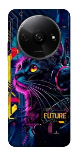 Чохол на Xiaomi Redmi A3 Cyber Cat v2 фото 1 з 1