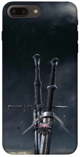 Чехол на Apple iPhone 7 plus / 8 plus Мечи Ведьмака фото 1 из 1