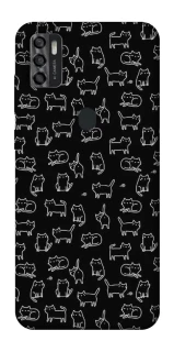 Чохол на ZTE Blade A7s (2020) Black Cats фото 1 Чохол на ZTE Blade A7s (2020) Black Cats фото 1 з 1