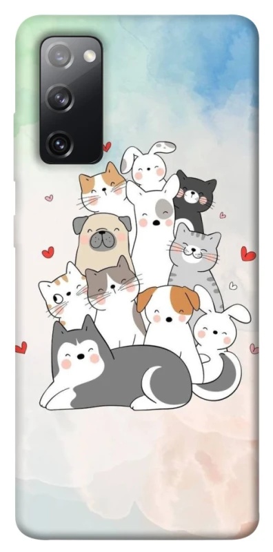 Чохол на Samsung Galaxy S20 FE Funny Pets ver.2 фото 1 з 1