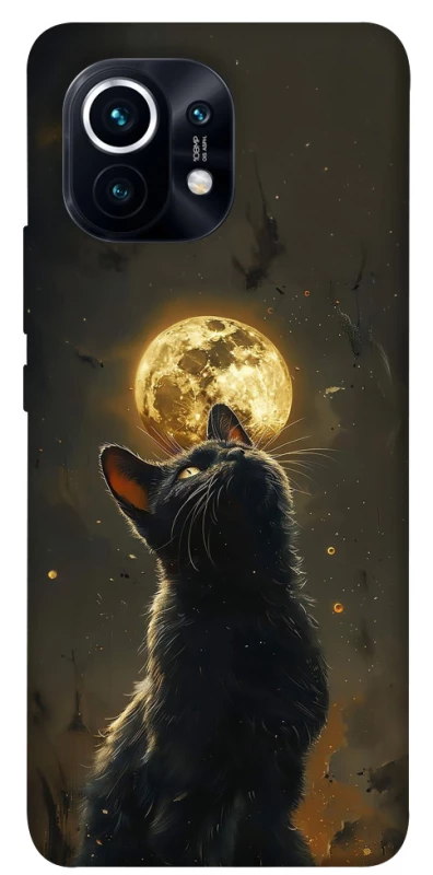 Чехол на Xiaomi Mi 11 Кот под луной v2 фото 1 из 1