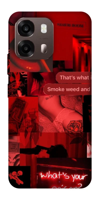 Чохол на Oppo A6 Love collage ver.1 фото 2 з 2
