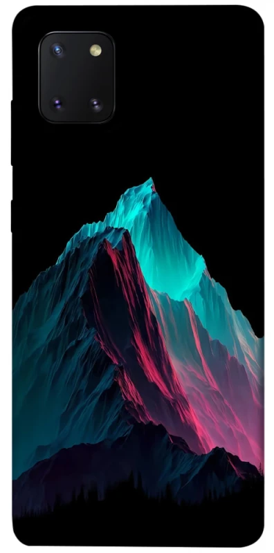 Чехол на Samsung Galaxy Note 10 Lite (A81) Neon mountains фото 1 из 1