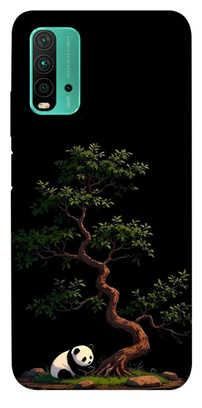 Чехол на Xiaomi Redmi Note 9 4G / Redmi 9 Power Panda and tree фото 1 из 1