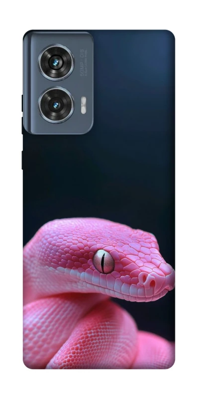 Чохол на Motorola Edge 50 Рожева змія фото 1 з 1