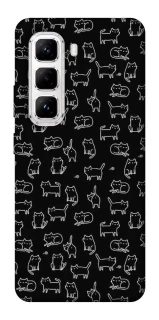 Чохол на Infinix Hot 50 Pro Black Cats фото 1 Чохол на Infinix Hot 50 Pro Black Cats фото 1 з 1