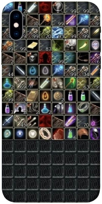 Чехол на Apple iPhone X (5.8") Inventory menu ver.2 фото 1 из 1