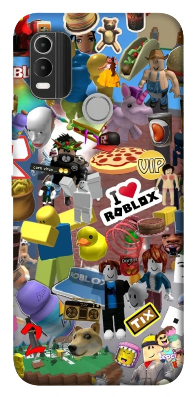 Чехол на Nokia C21 Plus Roblox collage ver.5 фото 1 из 1