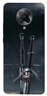 Чехол на Xiaomi Redmi K30 Pro / Poco F2 Pro Мечи Ведьмака фото 1 из 1