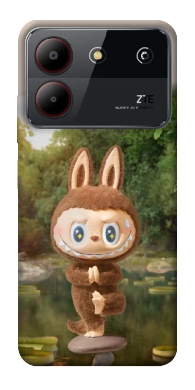 Чохол на ZTE Blade A54 4G Labubu Yoga фото 1 з 1