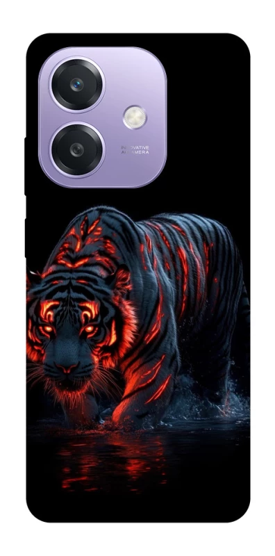 Чохол на Oppo A3 4G fire tiger фото 1 з 1