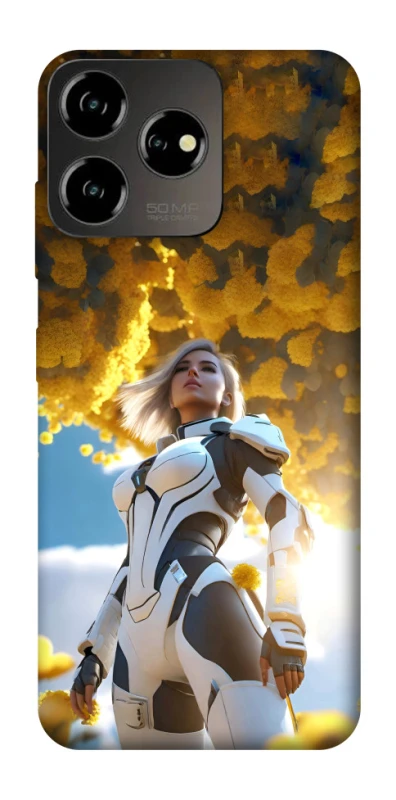 Чохол на ZTE Blade V50 Design 4G Cyber space girl ver.3 фото 1 з 1