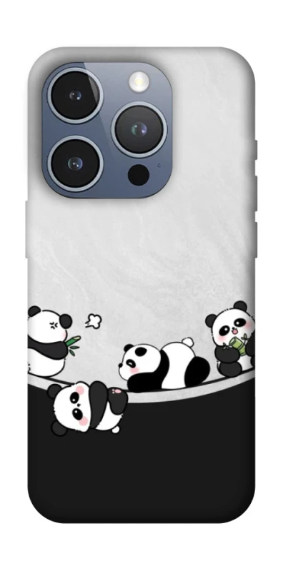 Чохол на Apple iPhone 16 Pro Four pandas фото 1 з 1