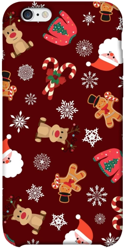 Чехол на Apple iPhone 6/6s plus (5.5") Новогодний v6 фото 1 из 1